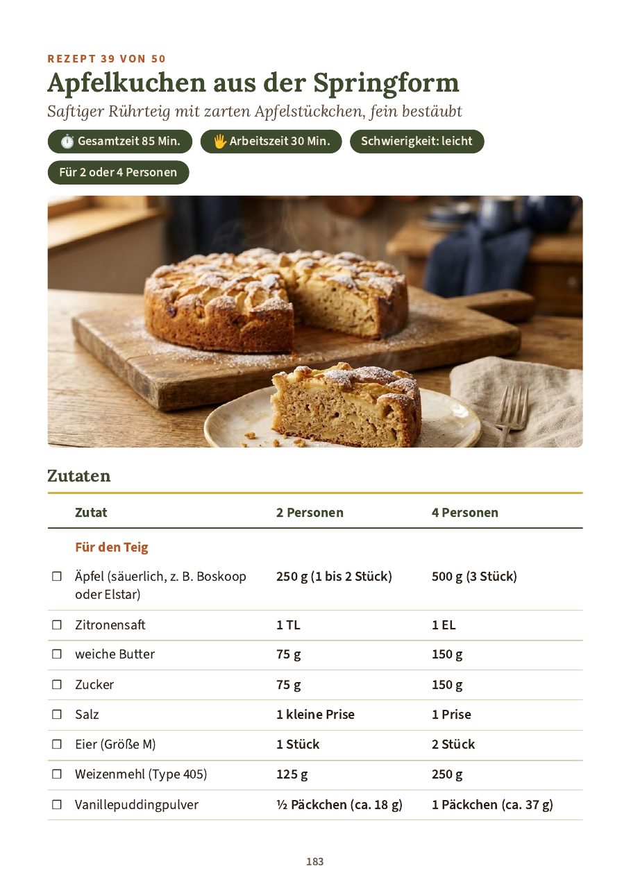 Beispielseite 3 aus dem Kochbuch
